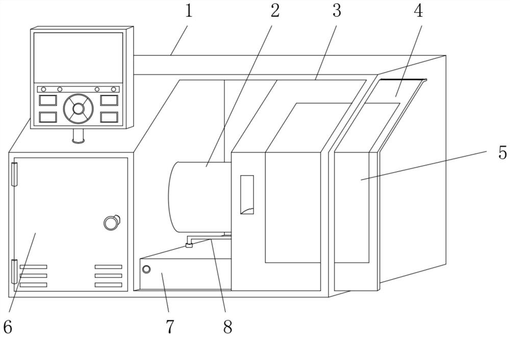 Novel numerical control machine tool capable of prolonging service life of cutter