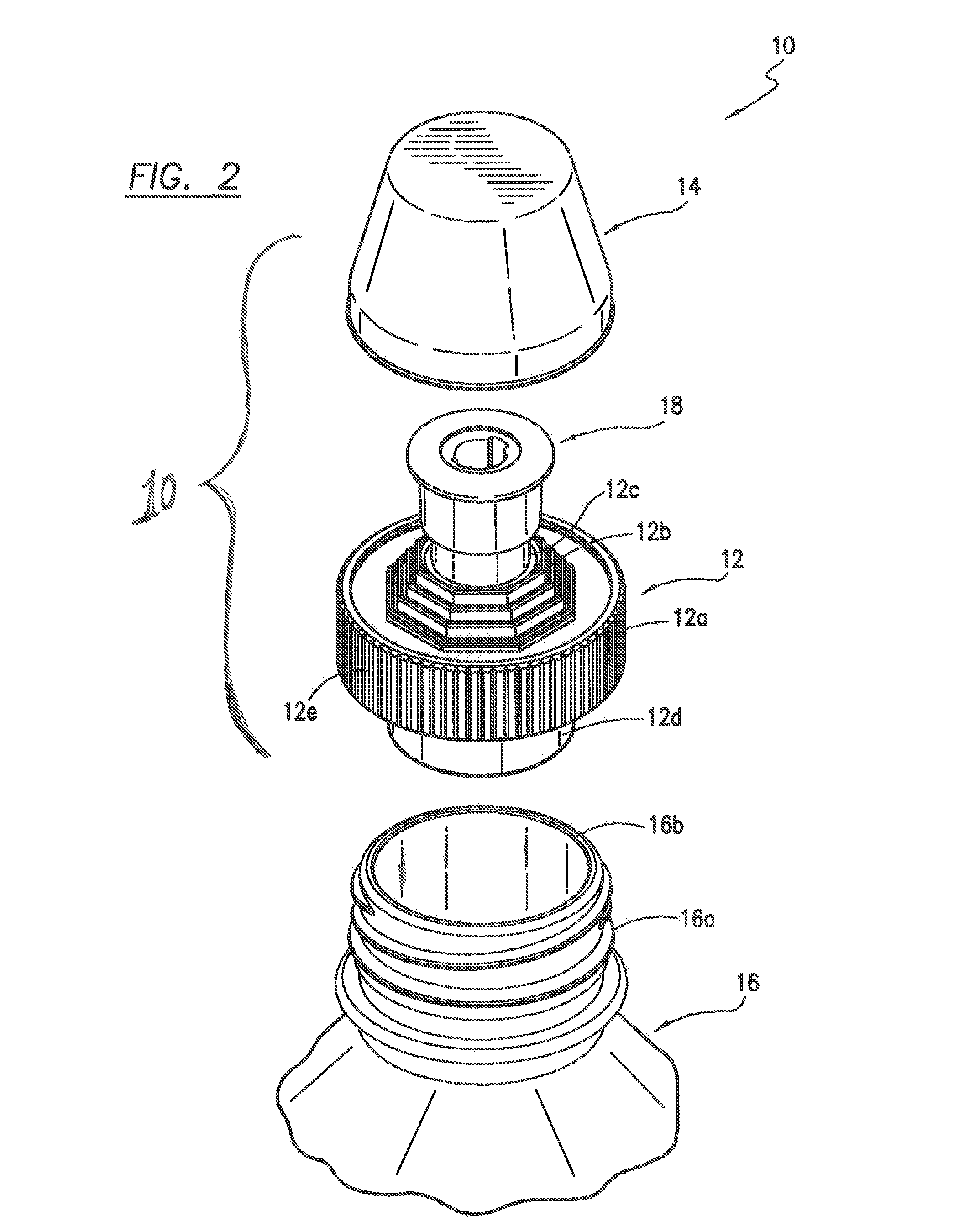 Ingredient dispensing cap for mixing beverages with push-pull drinking spout