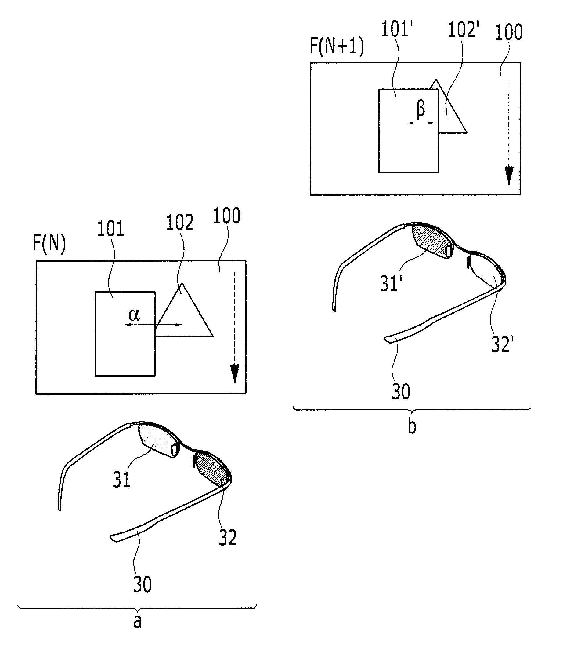 Three dimensional image display device and a method of driving the same