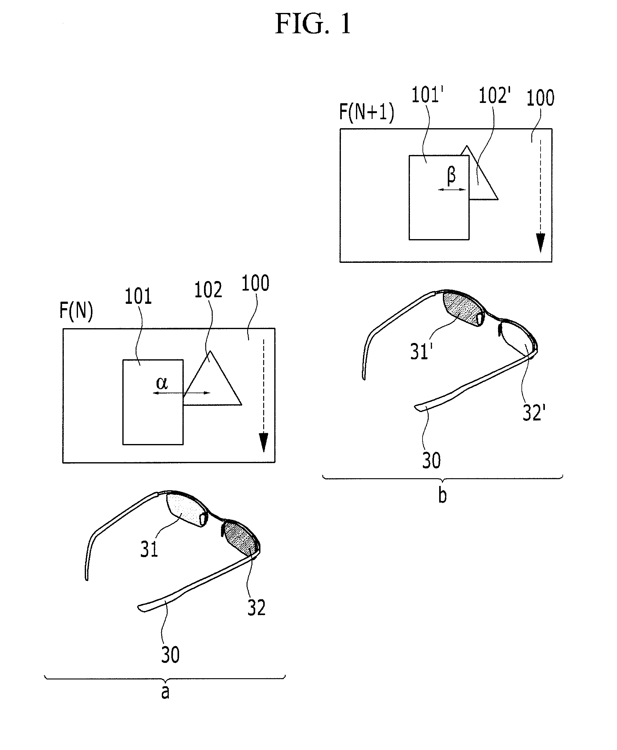 Three dimensional image display device and a method of driving the same