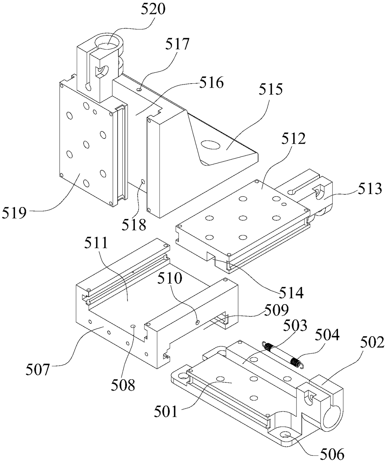 Optical fiber fusion splicer objective lens manual pre-pairing device