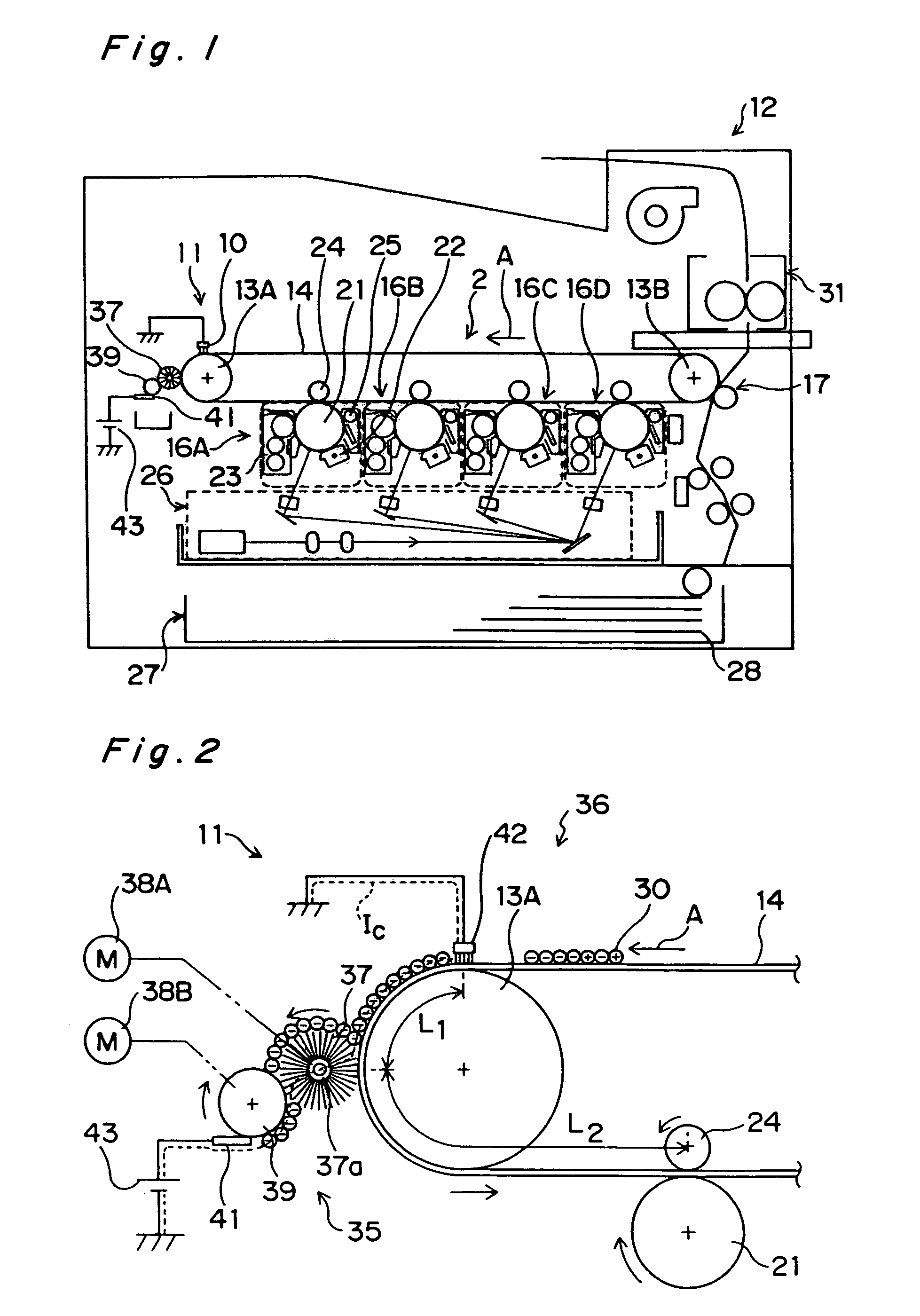 Cleaning device for collecting toner on a surface of an image forming apparatus