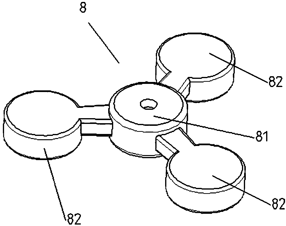 Testing device for three-phase equipment