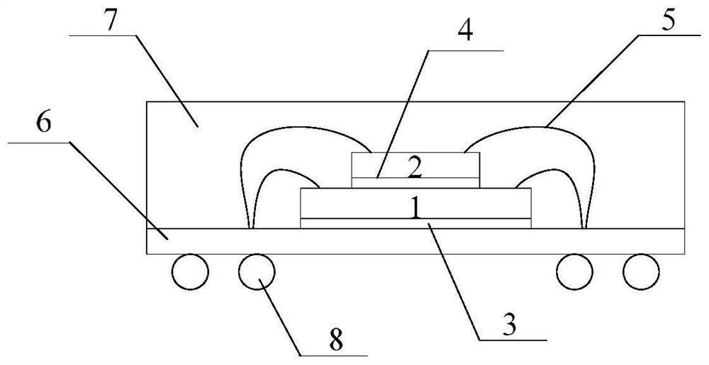 Packaging method and packaging structure of fan-out stacked chip