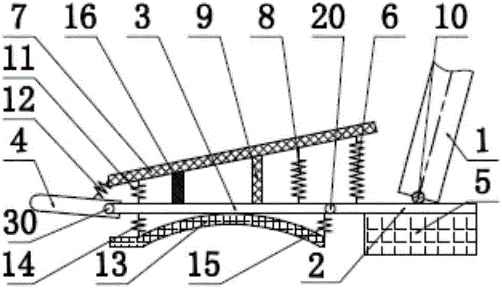 Three-degrees-of-freedom parallel-connection impact-resistant humanoid mechanical foot