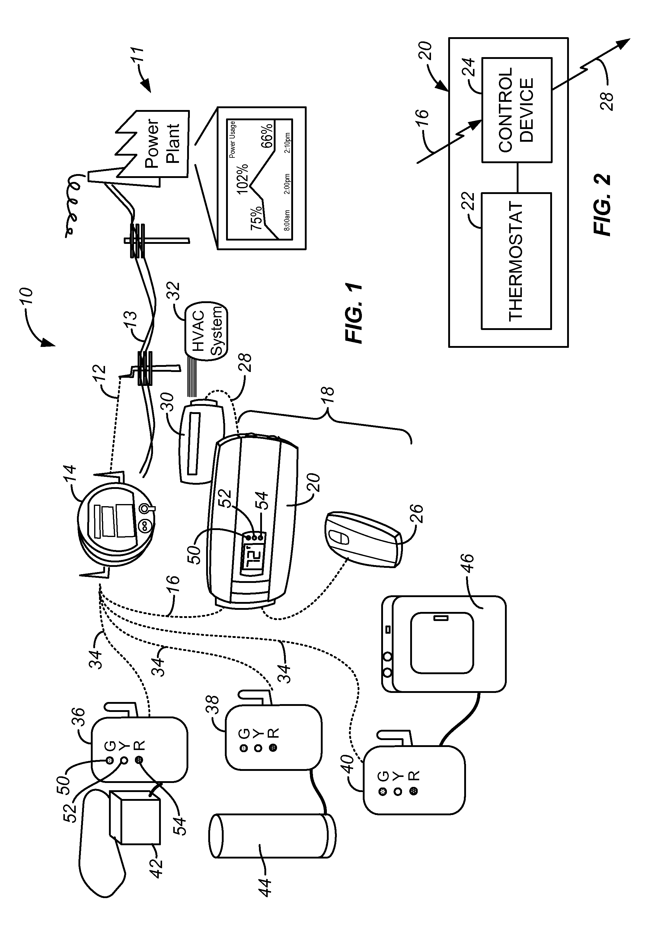 Thermostat Assembly With Removable Communication Module and Method