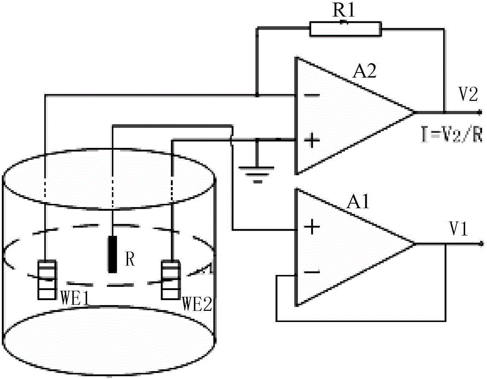 Noise acquisition system based on electrochemical noise corrosion signal