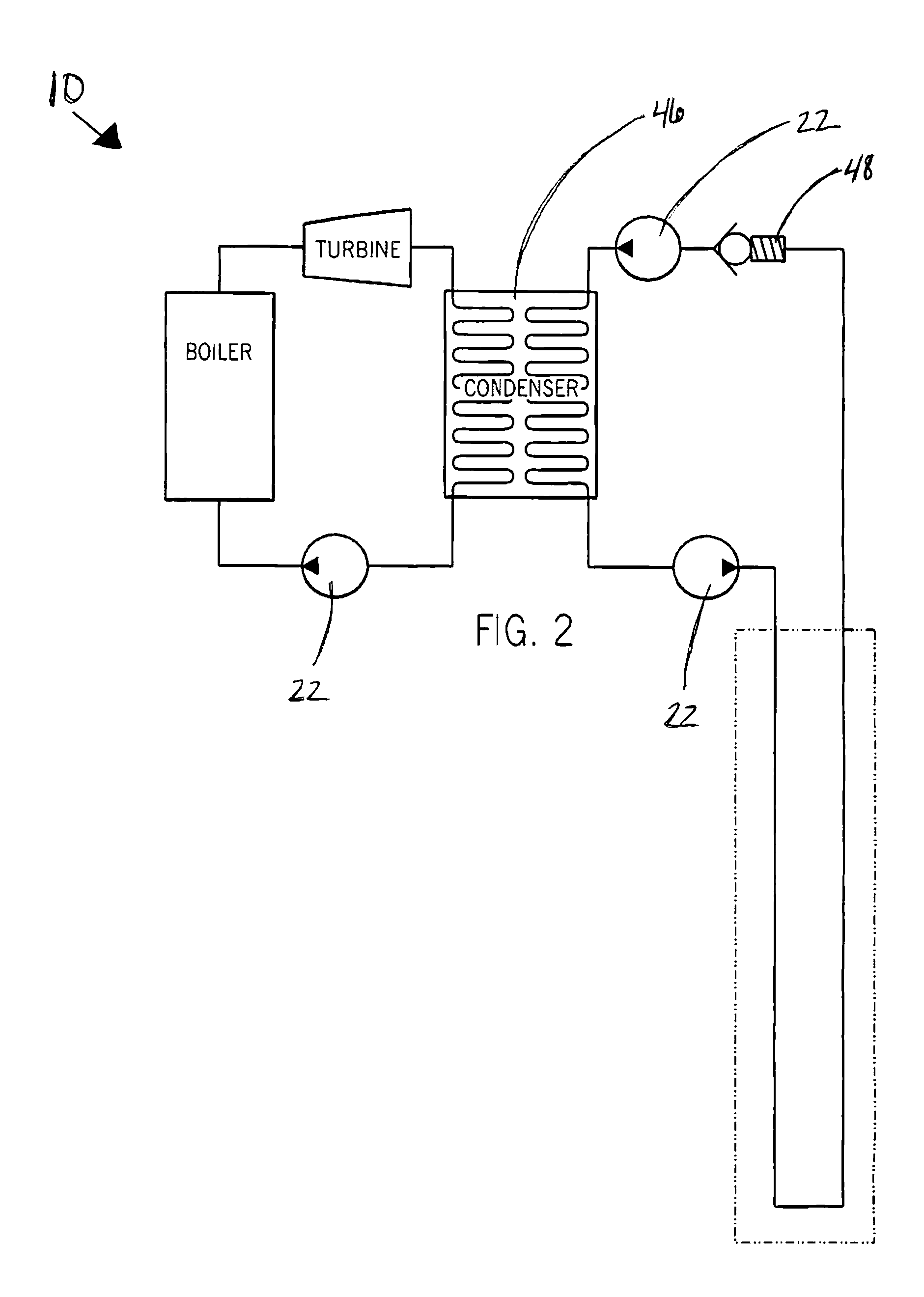 Geothermal Cooling System for an Energy-Producing Plant