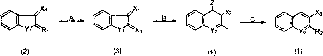 Preparation method of indanylidene compound