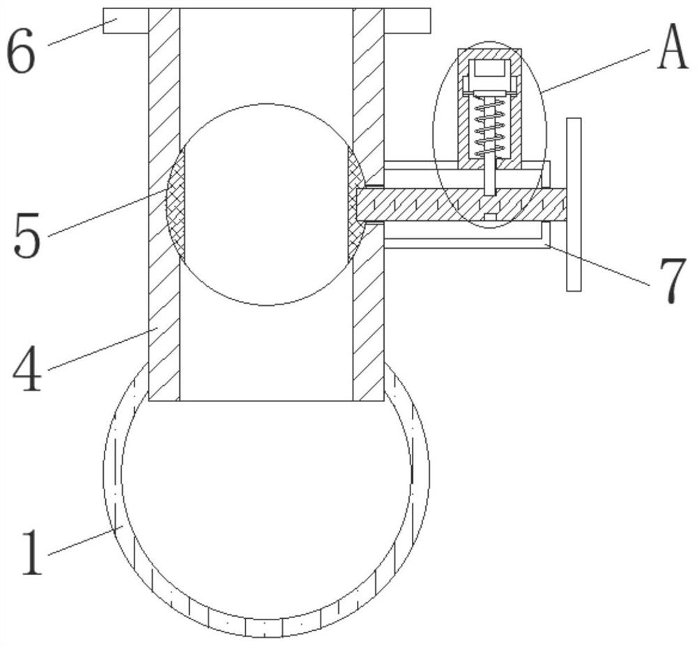 Flexible dust collecting device for dust unloading of tank truck