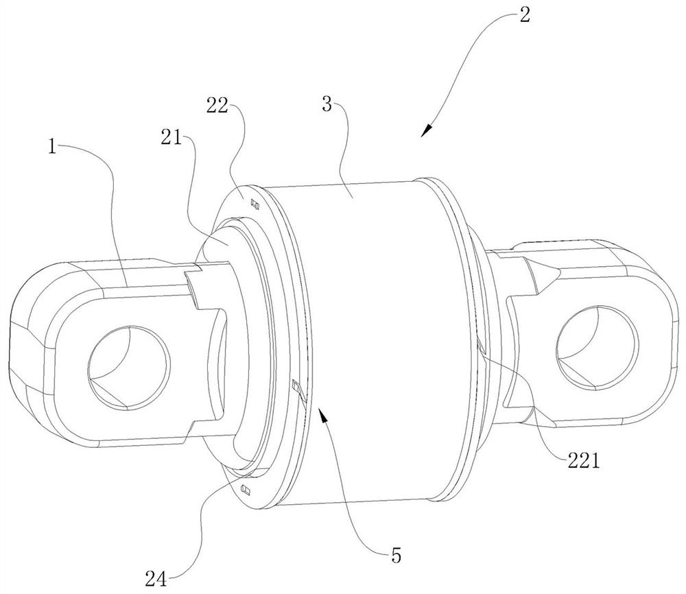 Aluminum joint ball pin assembly and production process thereof