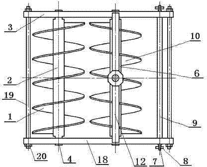 Pull-type land bed leveling device