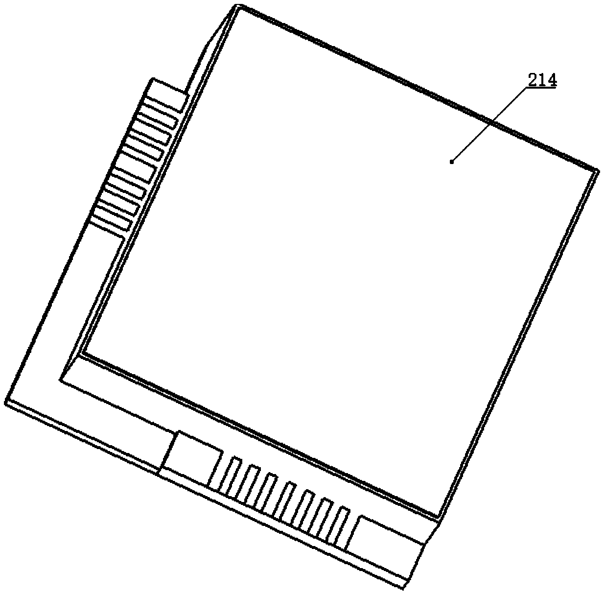 Parallel optical structure double receiving and double transmitting box seal packaging optical device