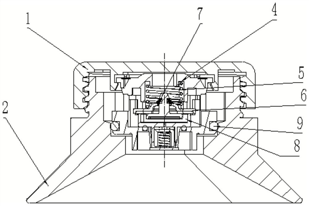 A steering oil tank with pressure regulating function