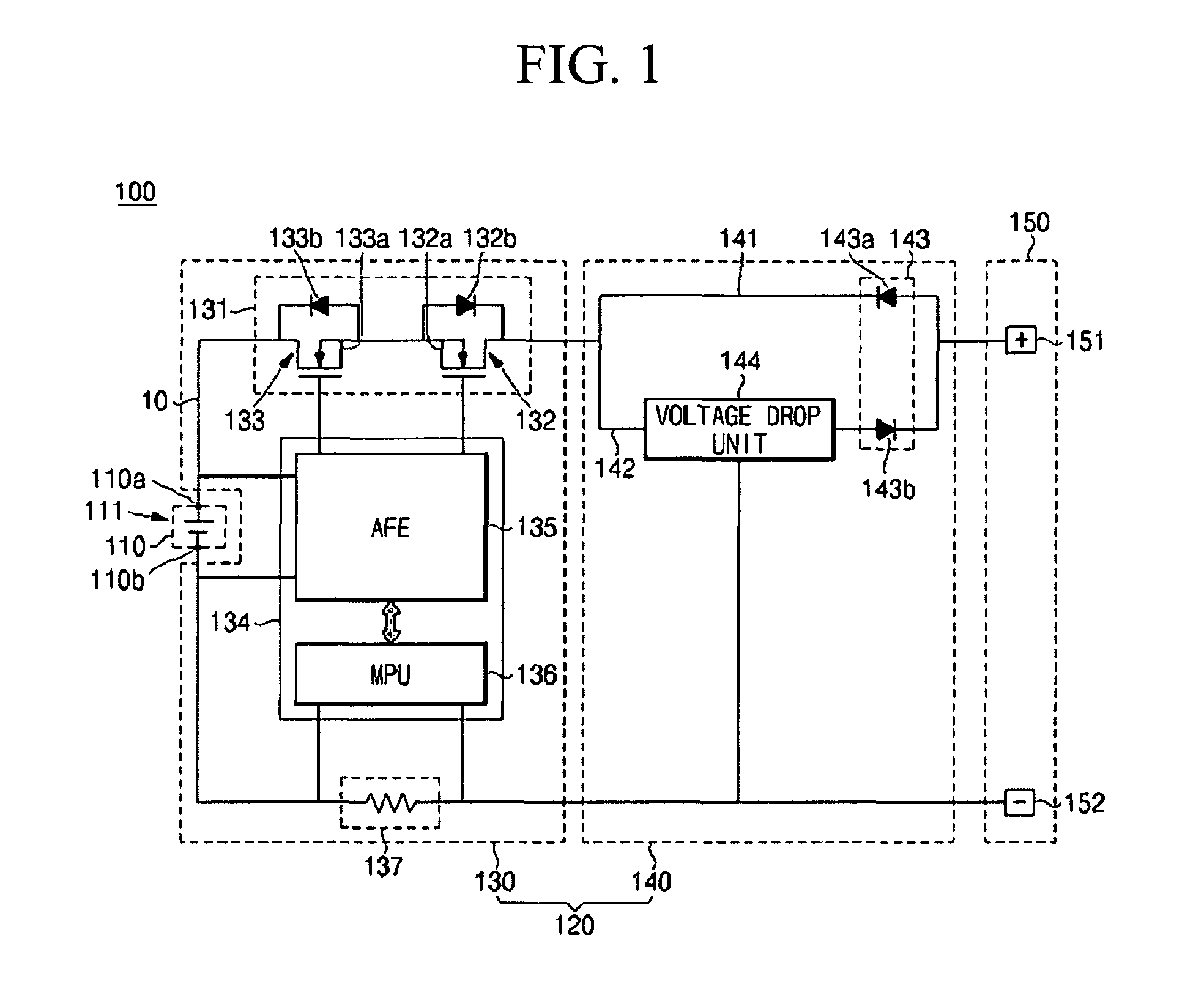 Secondary battery control circuit