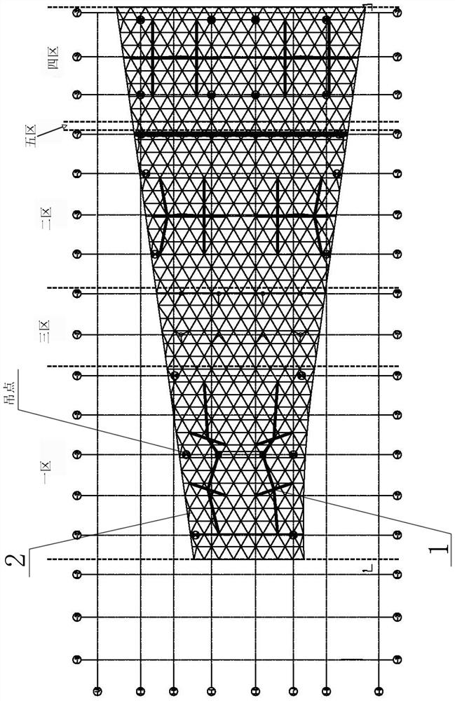 A construction method of Z-shaped long-span aluminum alloy frame roof