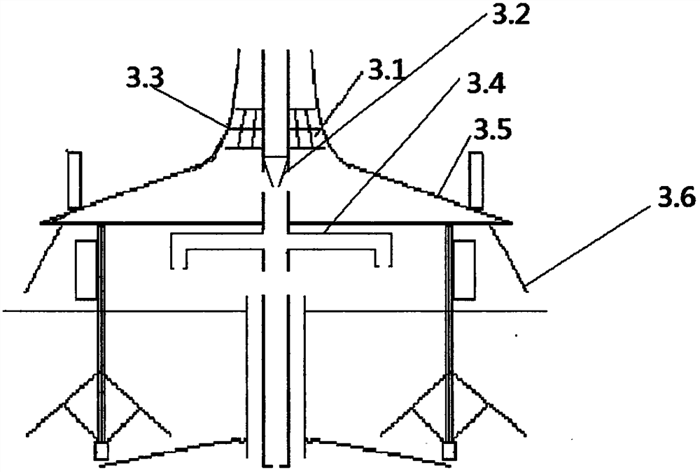 A method and device for exploiting deep-sea natural gas hydrate