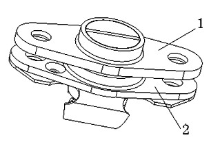 Quick release lock with spring device