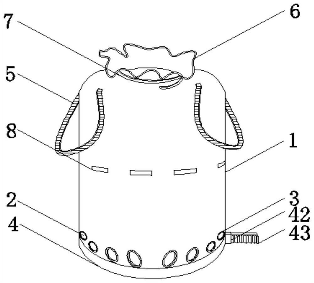 A multifunctional potato woven bag