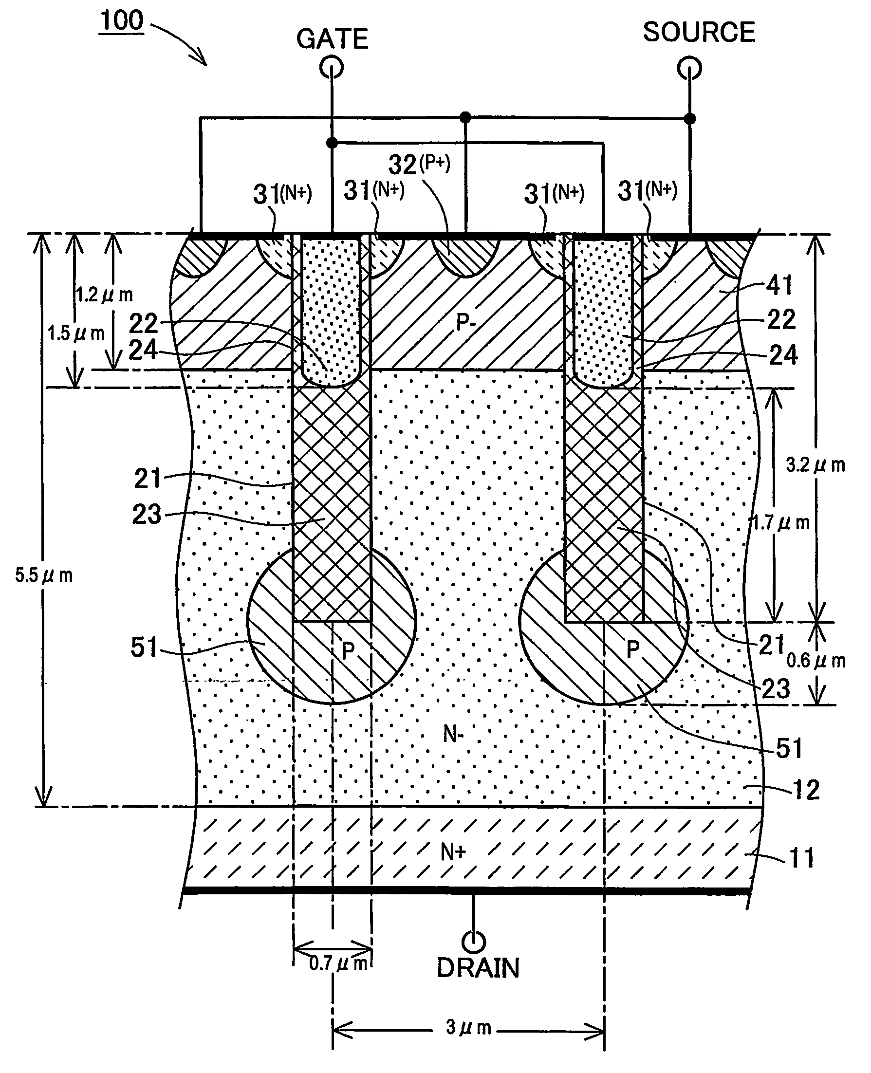 Insulated gate type semiconductor device and manufacturing method thereof