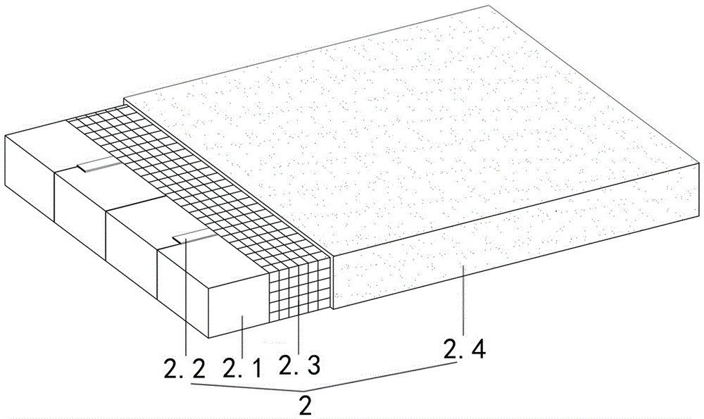 Ribbed rock wool cast-in-place concrete thermal insulation wall and construction method thereof
