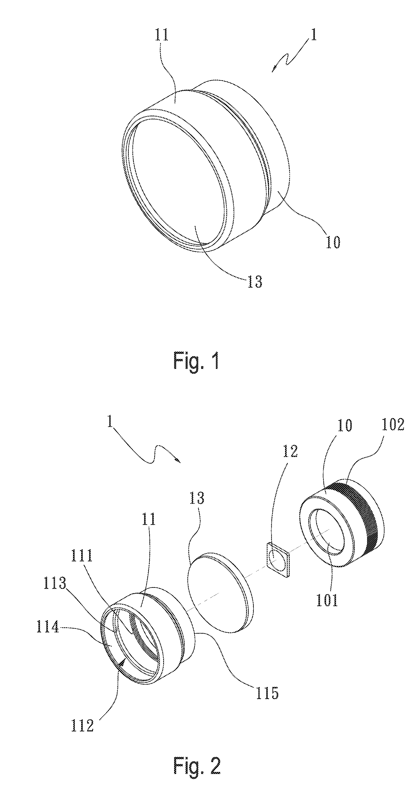 Light head structure with adjustable focal length and lighting device thereof