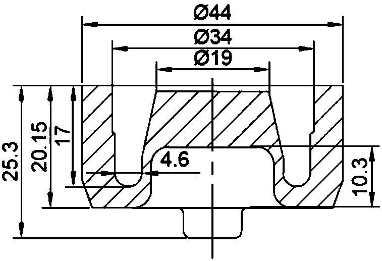 Cold pendulum rolling precision forming method for part with thin wall and deep narrow groove