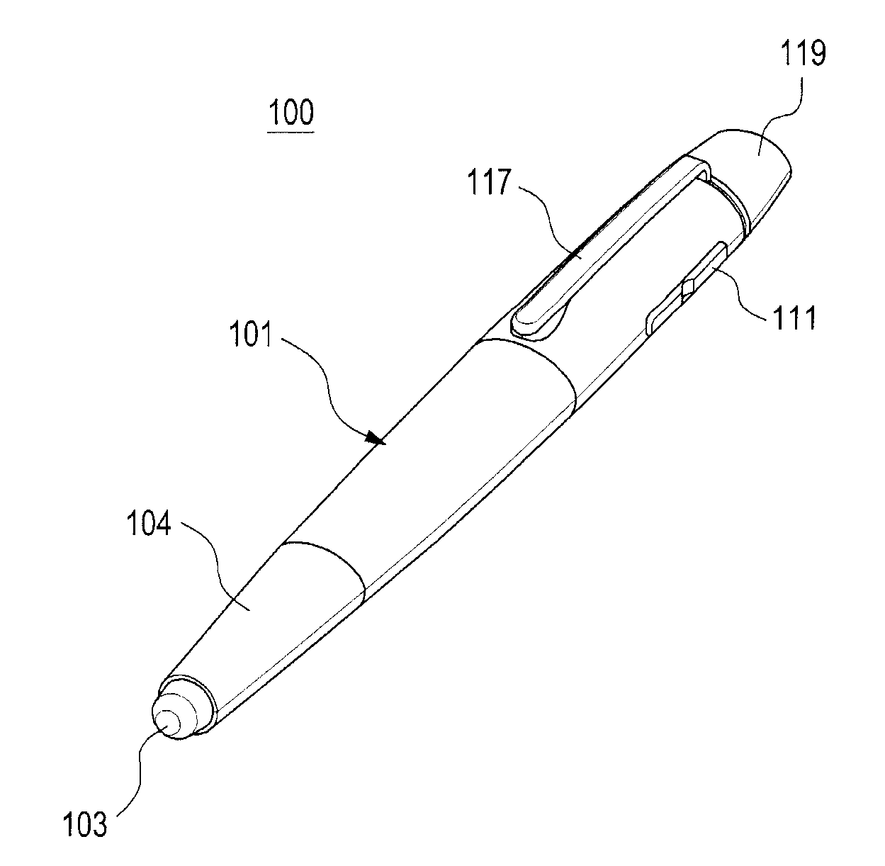 Capacitive stylus pen
