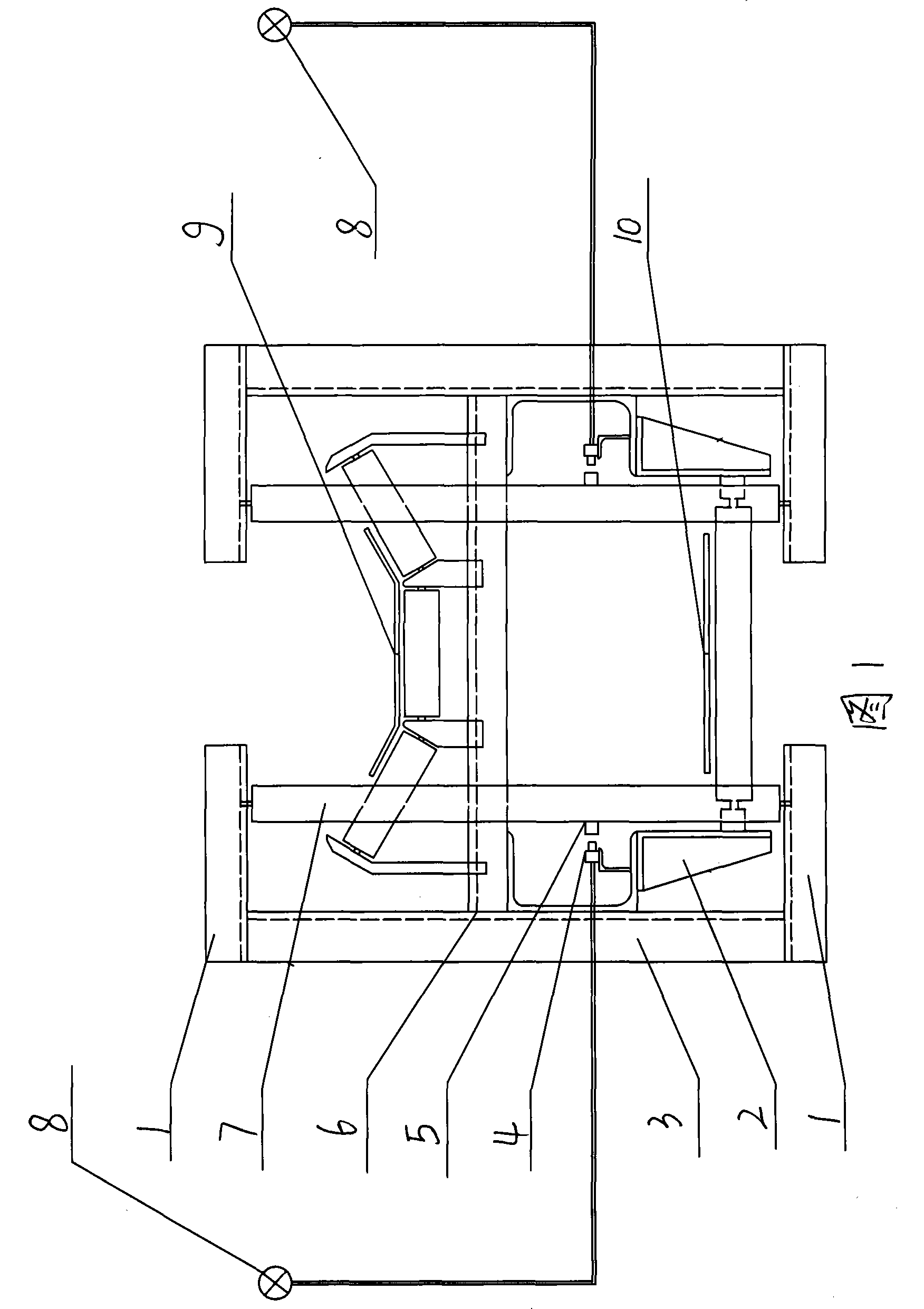 Automatic monitoring apparatus for preventing side running of belt conveyer