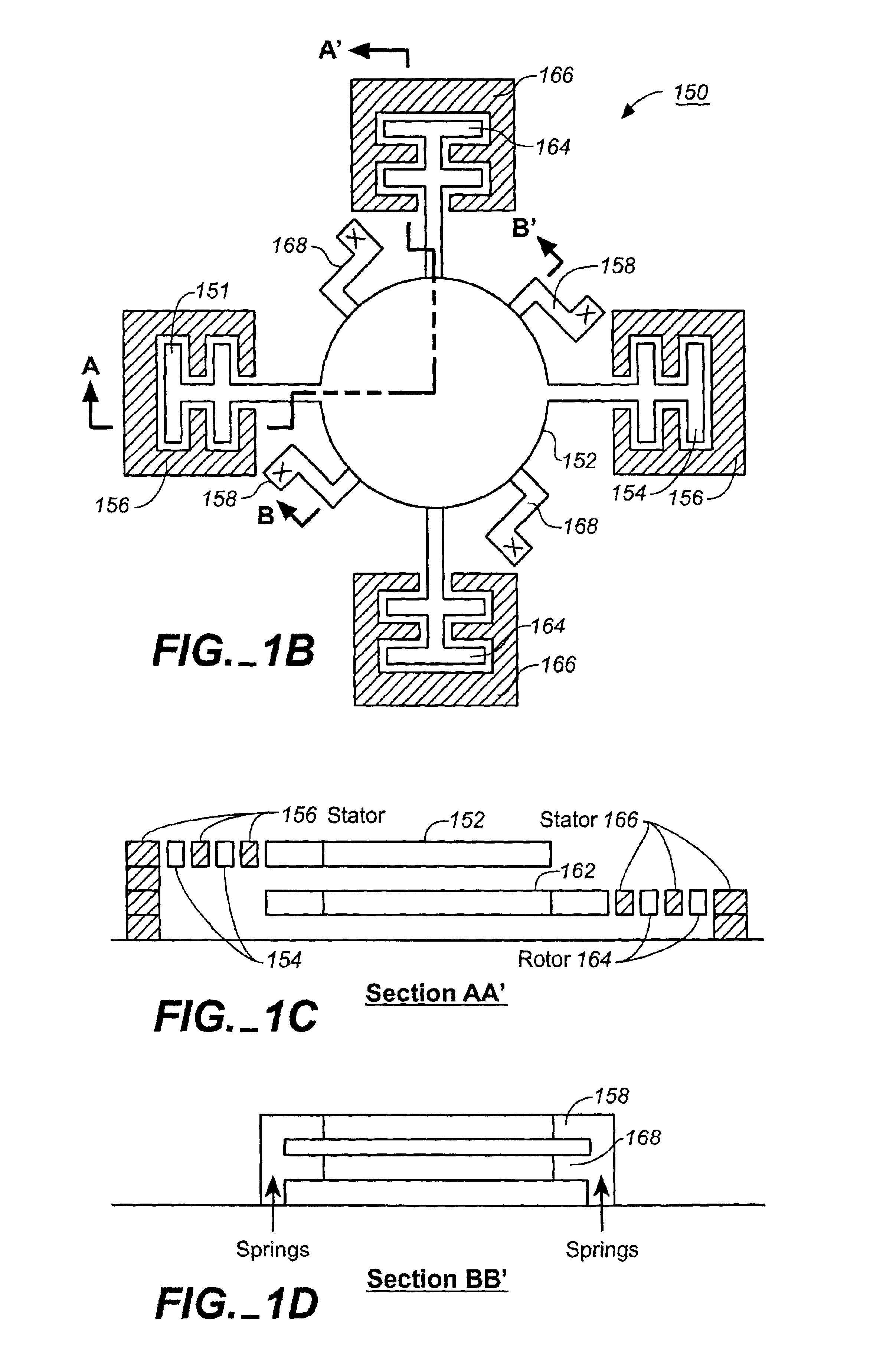 Electrostatic control of micro-optical components