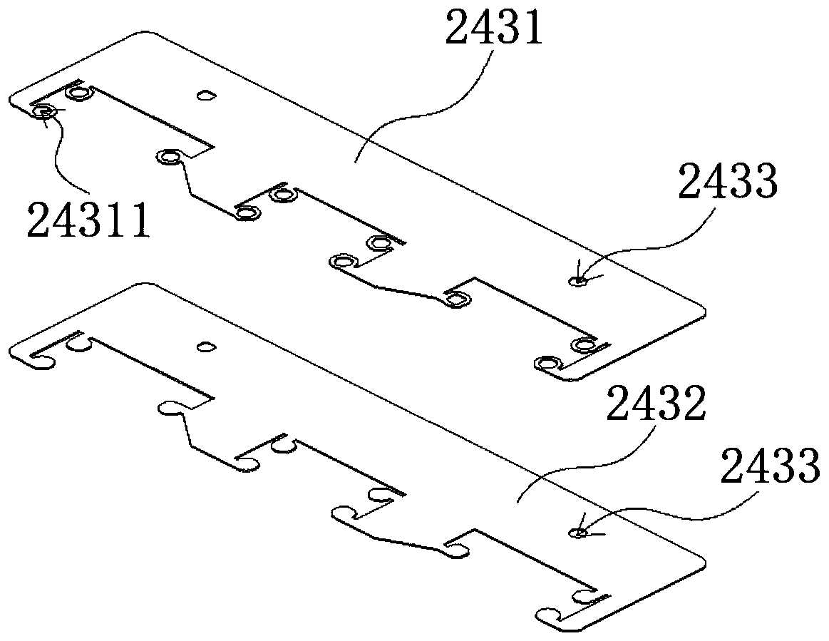 Jig assembly used for hot melting and hot-melting mechanism