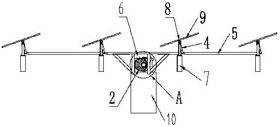 Linkage type solar photovoltaic tracking system with cam driving apparatus