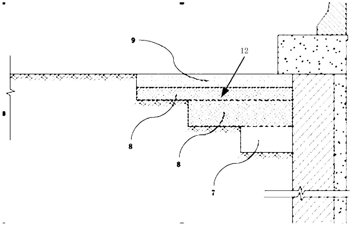 Subgrade Building Lap Joint Structure and Construction Method