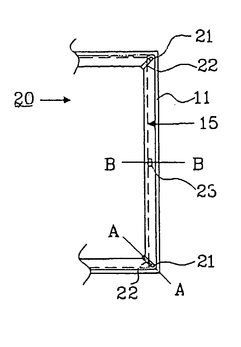 Gasket, a bipolar battery and a method for manufacturing a bipolar battery with such a gasket