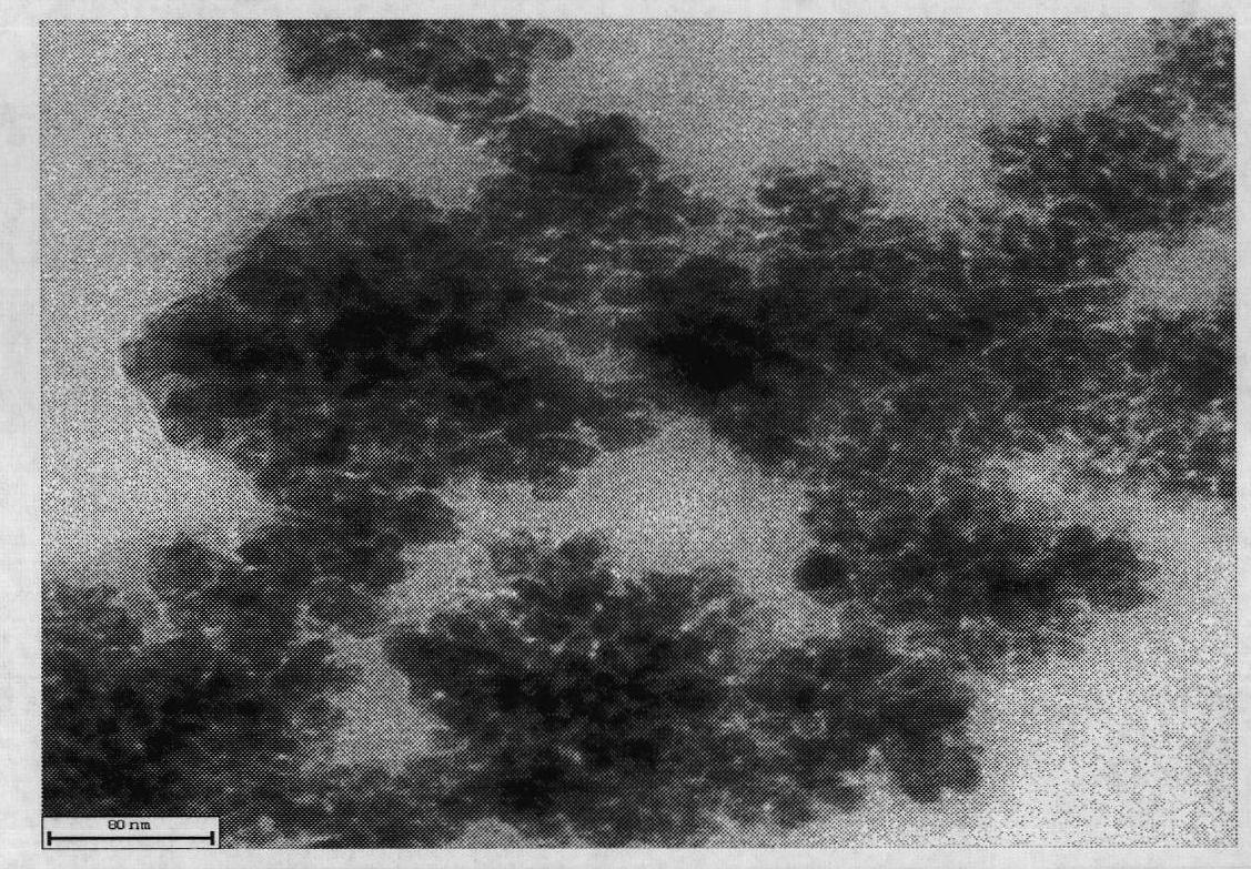 Method for preparing magnetic iron oxide nano particles