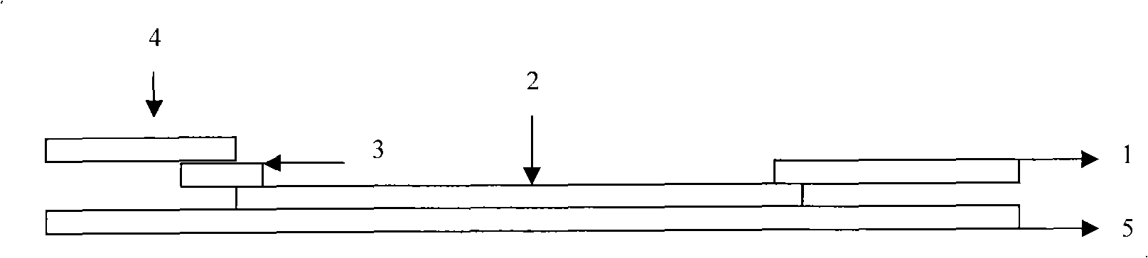 Test paper stripe for detecting botulinum toxin type, preparation and application thereof