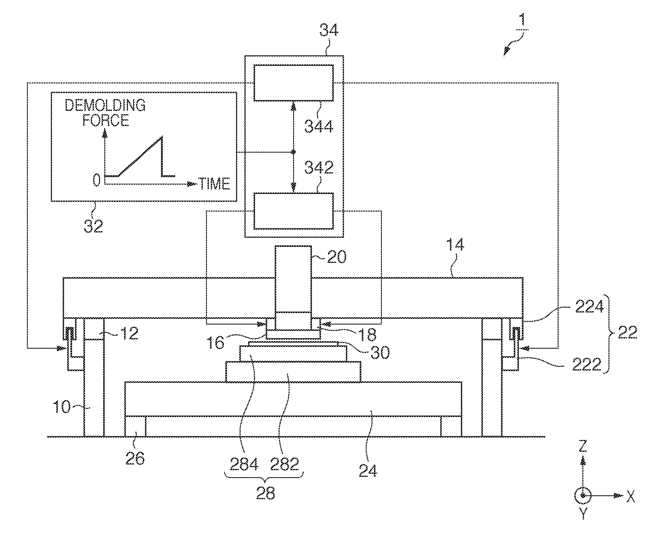 Imprint apparatus and manufacturing method of commodities