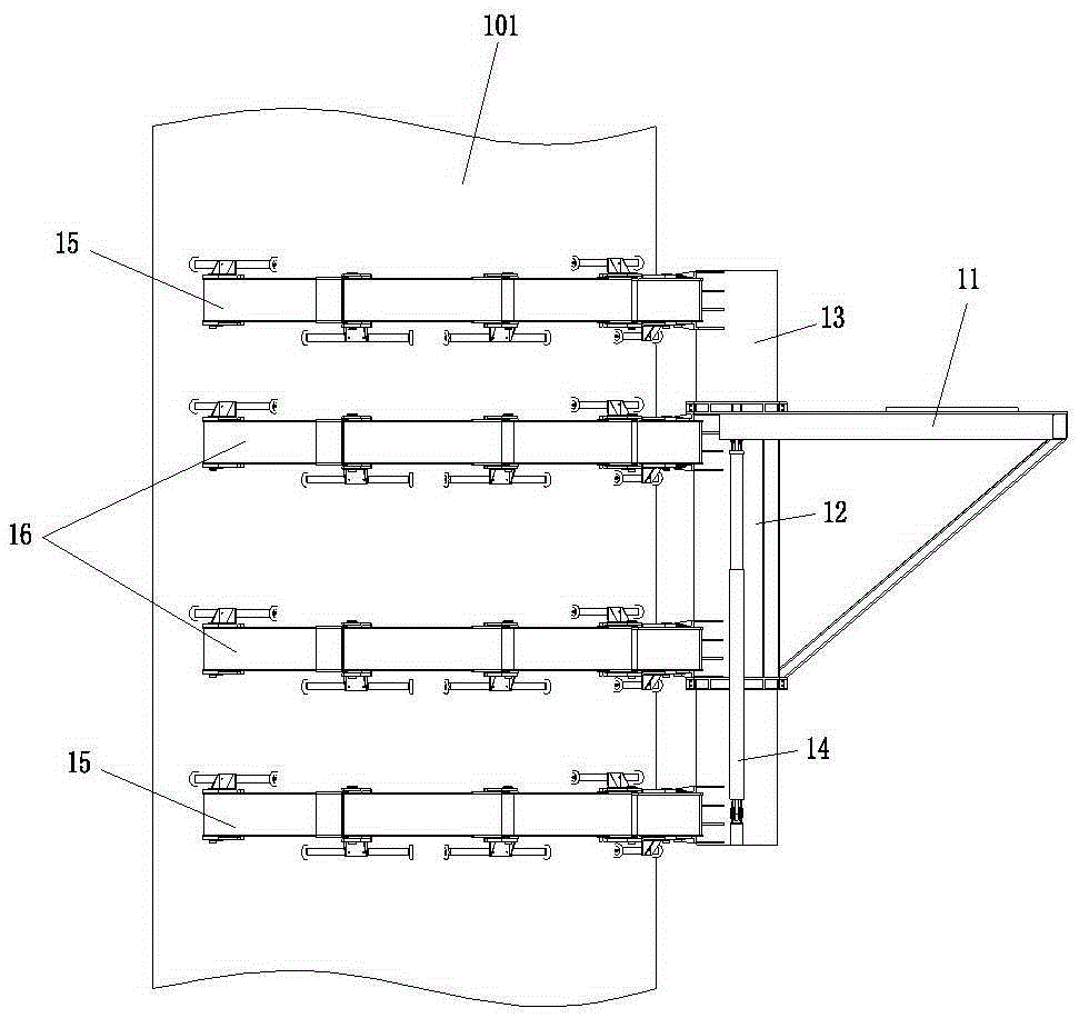 Self-climbing crane