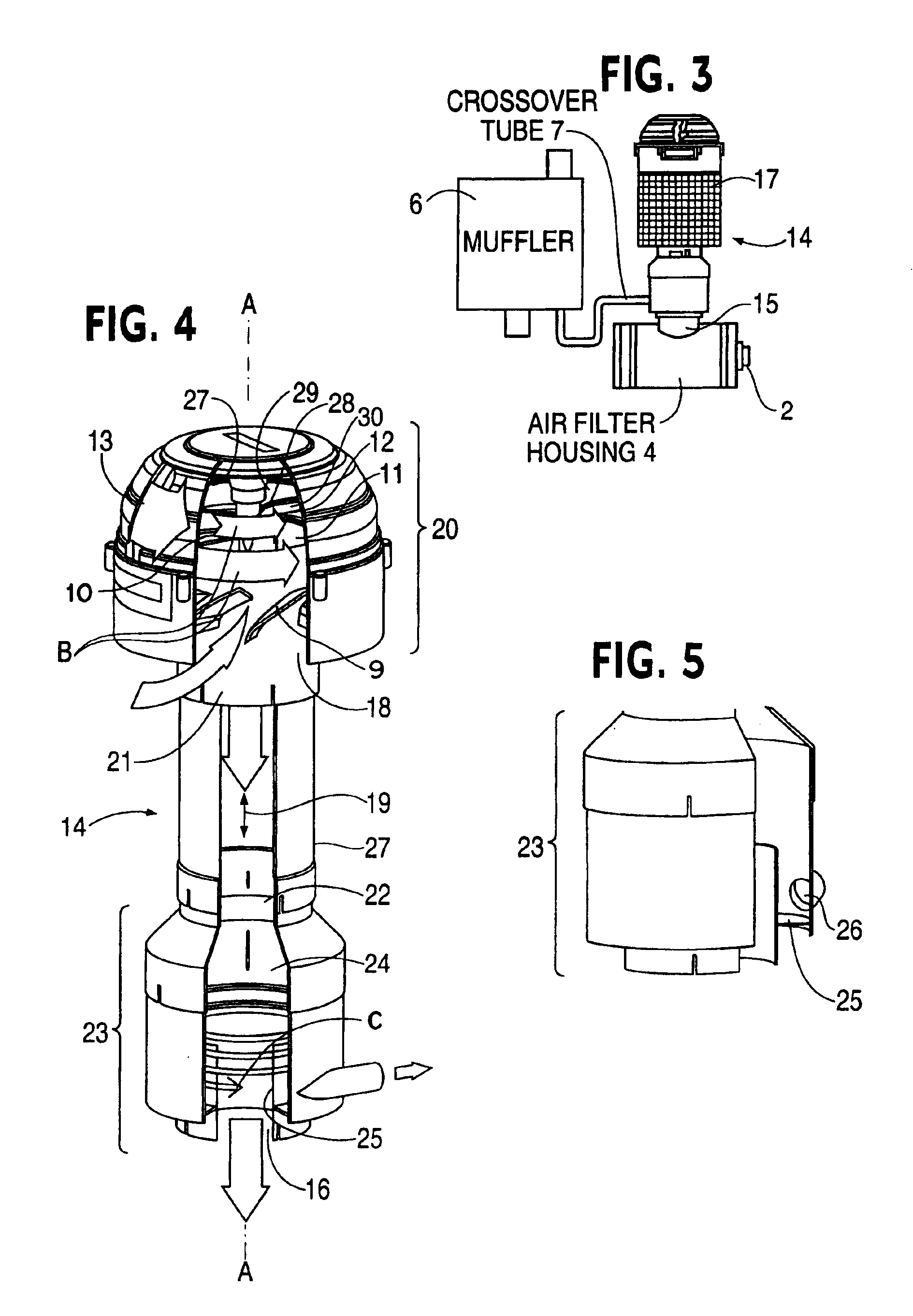 Air precleaner and method for separating heavier-than-air particulate debris from debris laden air