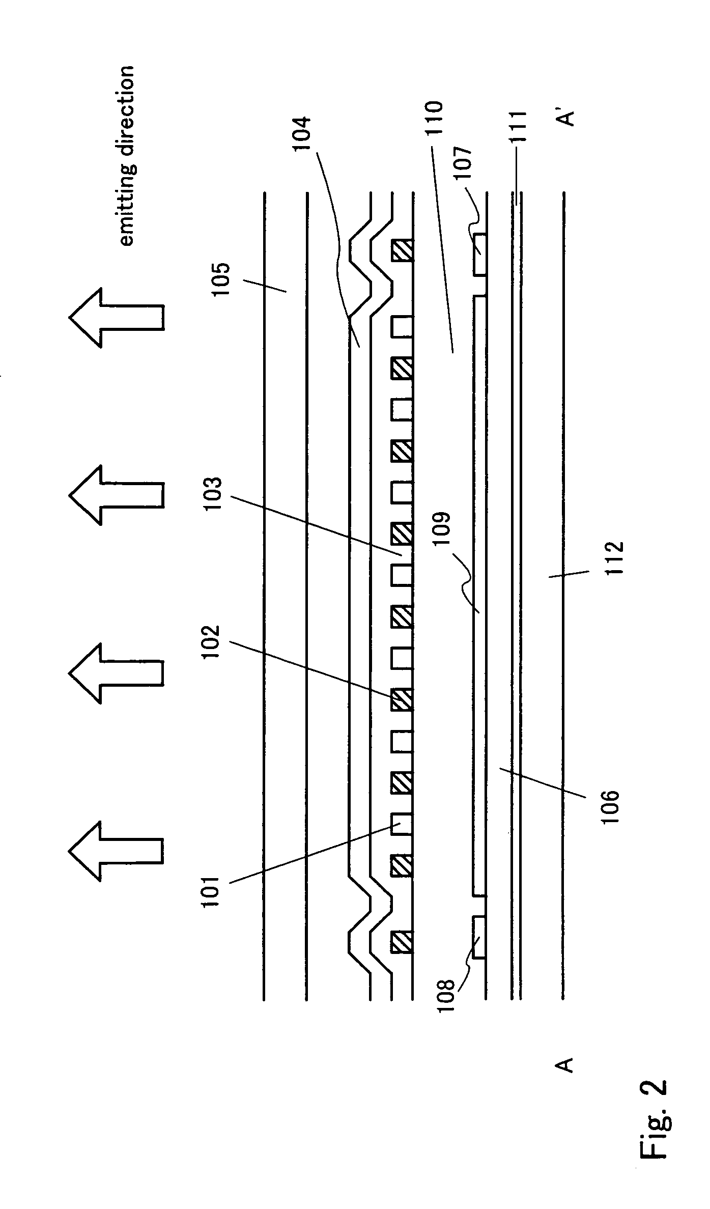Light emitting device having both electrodes formed on the insulating layer