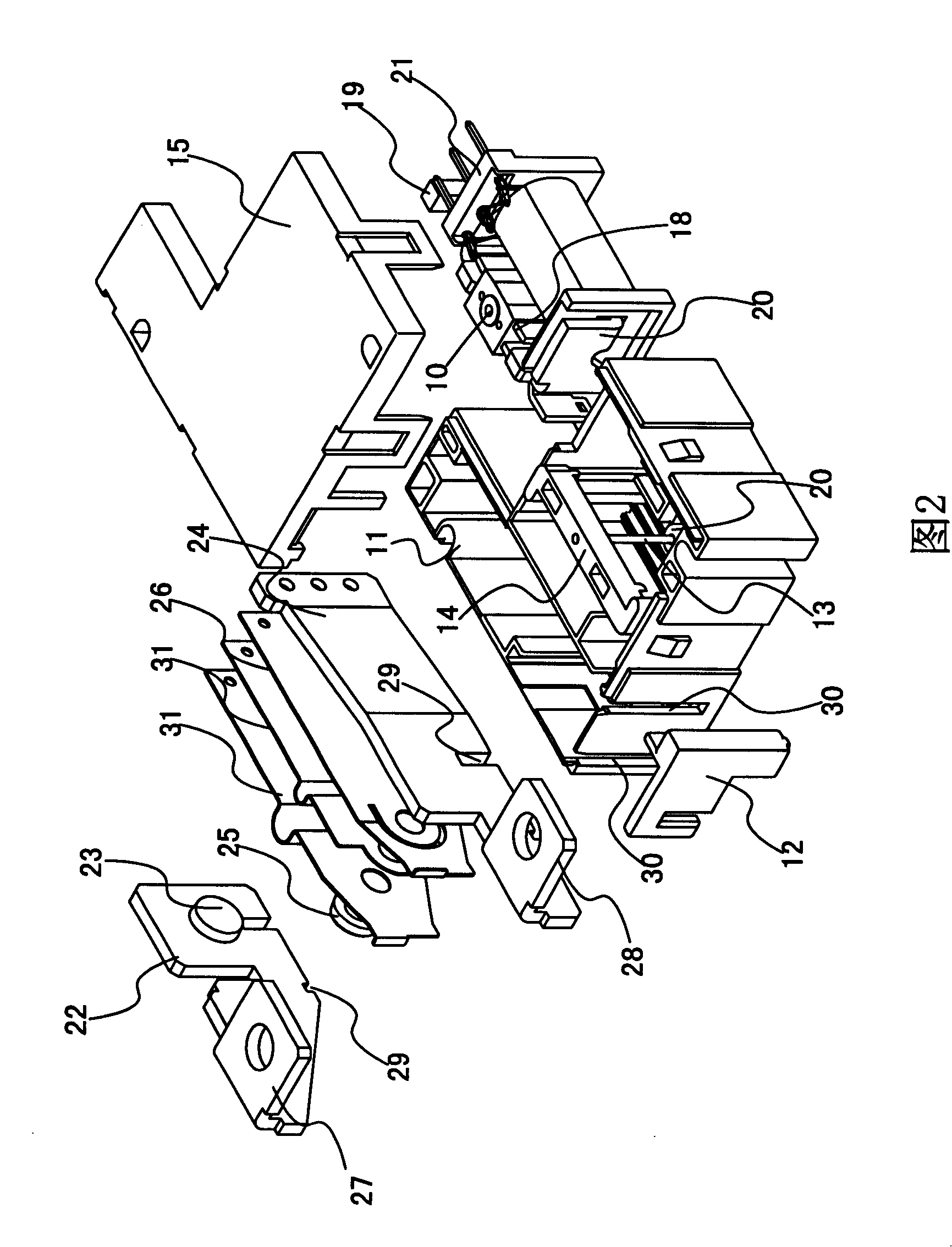 Electromagnetic relay resistant to electric repulsive force