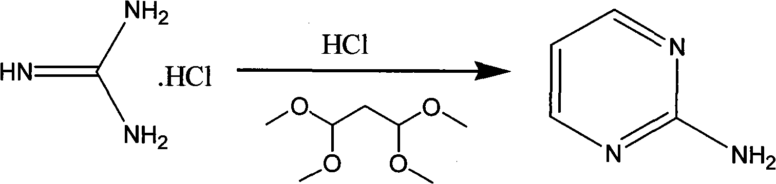 Method for preparing 2-chloropyrimidine