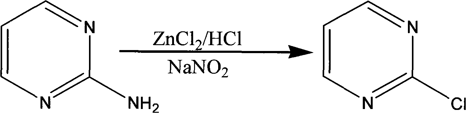 Method for preparing 2-chloropyrimidine