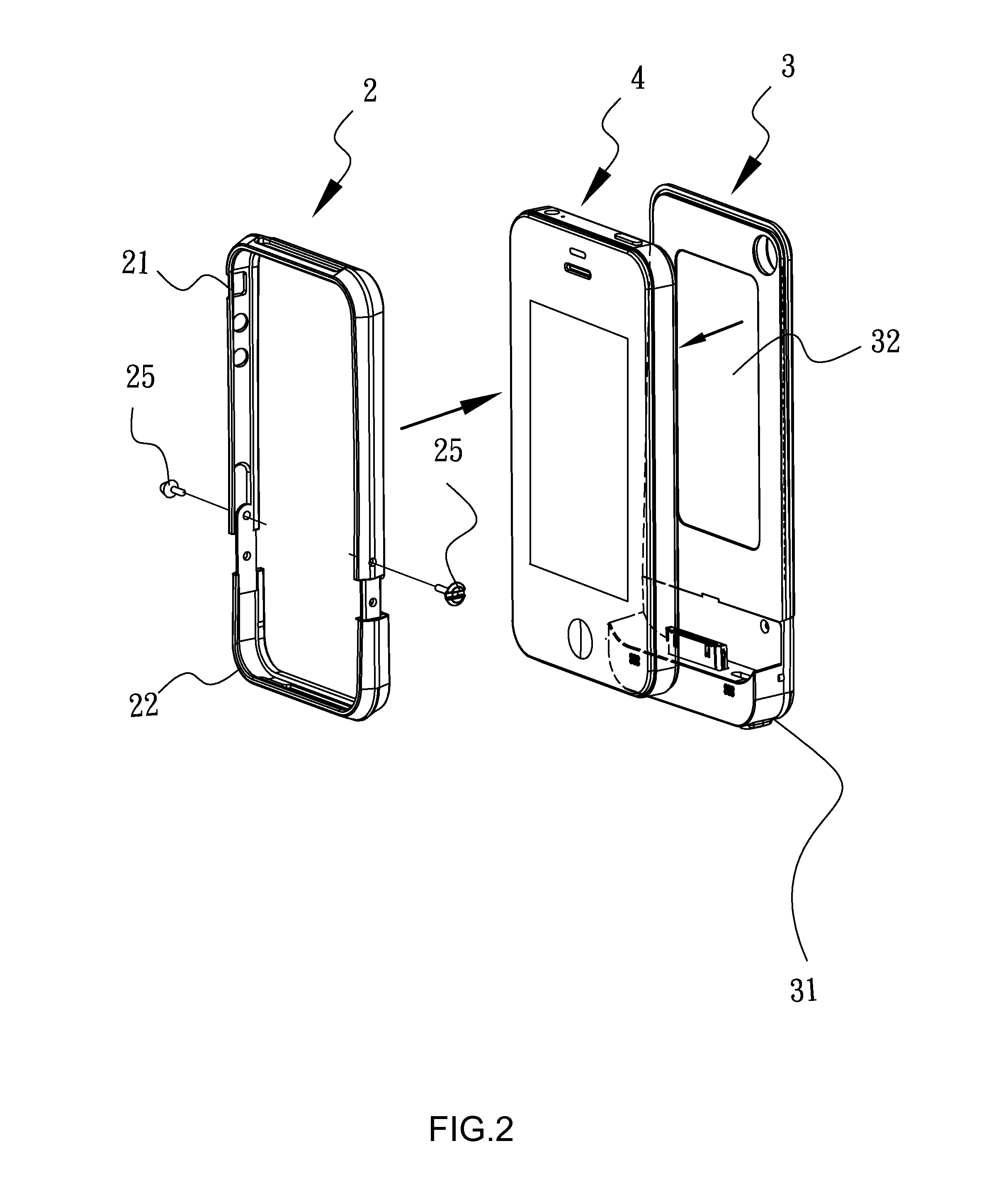 Protective frame for mobile communication device