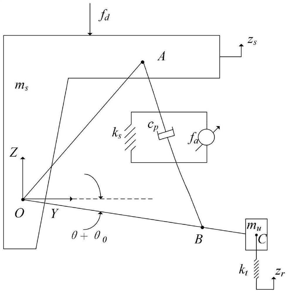 Road surface height real-time estimation method in vehicle driving process