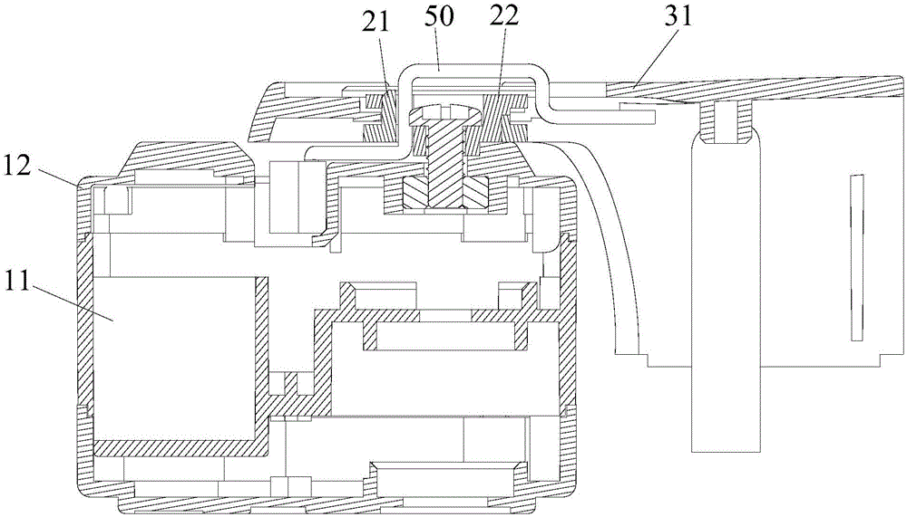 Wire arrangement structure of steering engine and robot