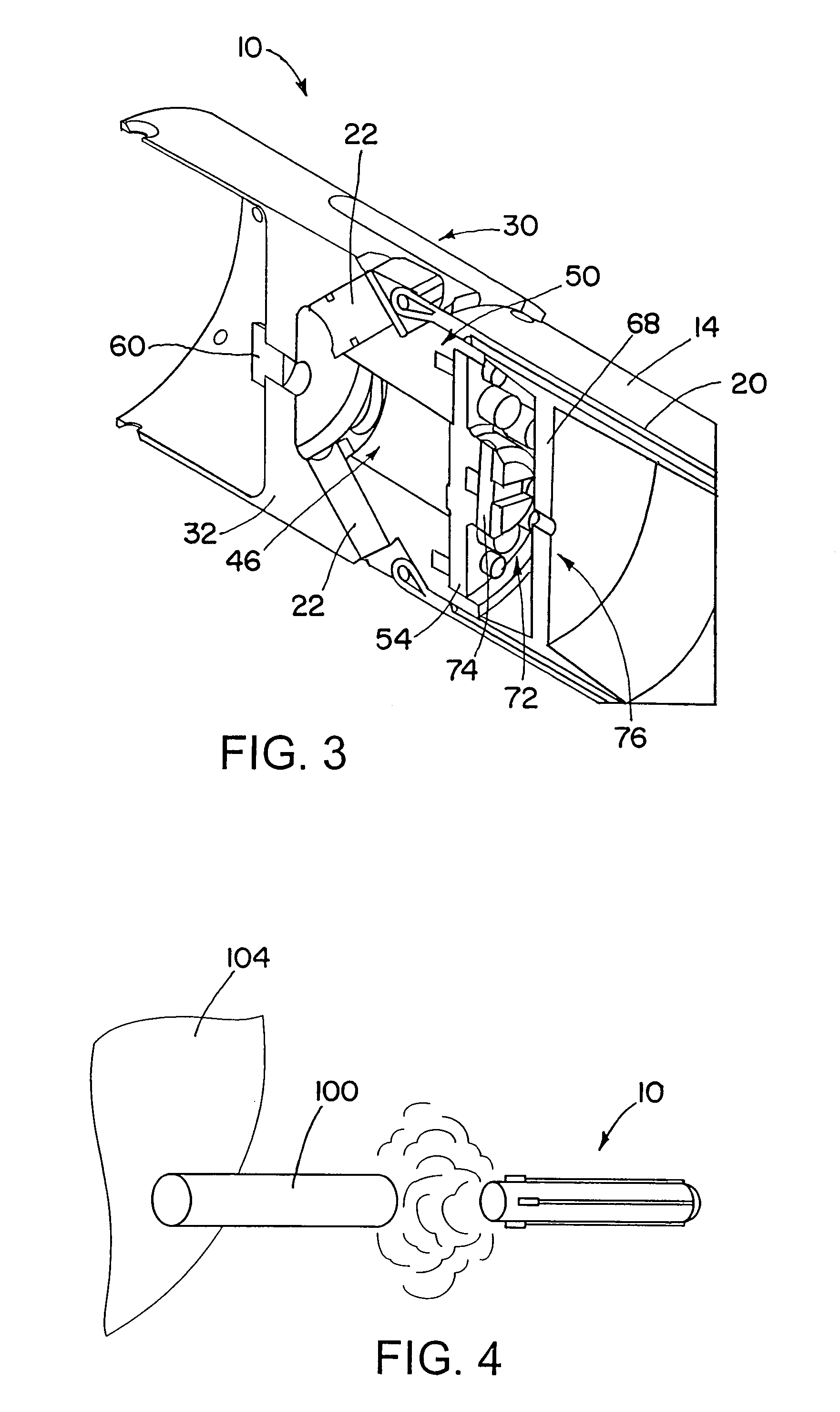 Interceptor projectile and method of use