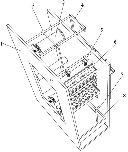 Wetting device for textile cloth