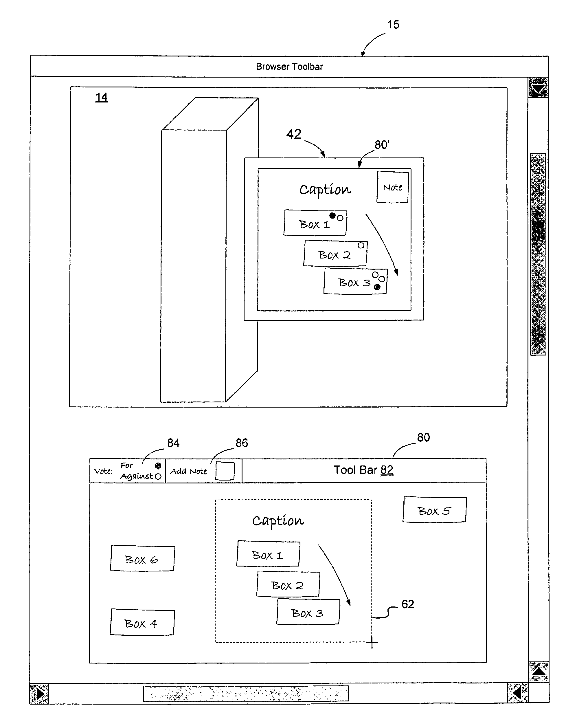 Method and apparatus for implementing an electronic white board