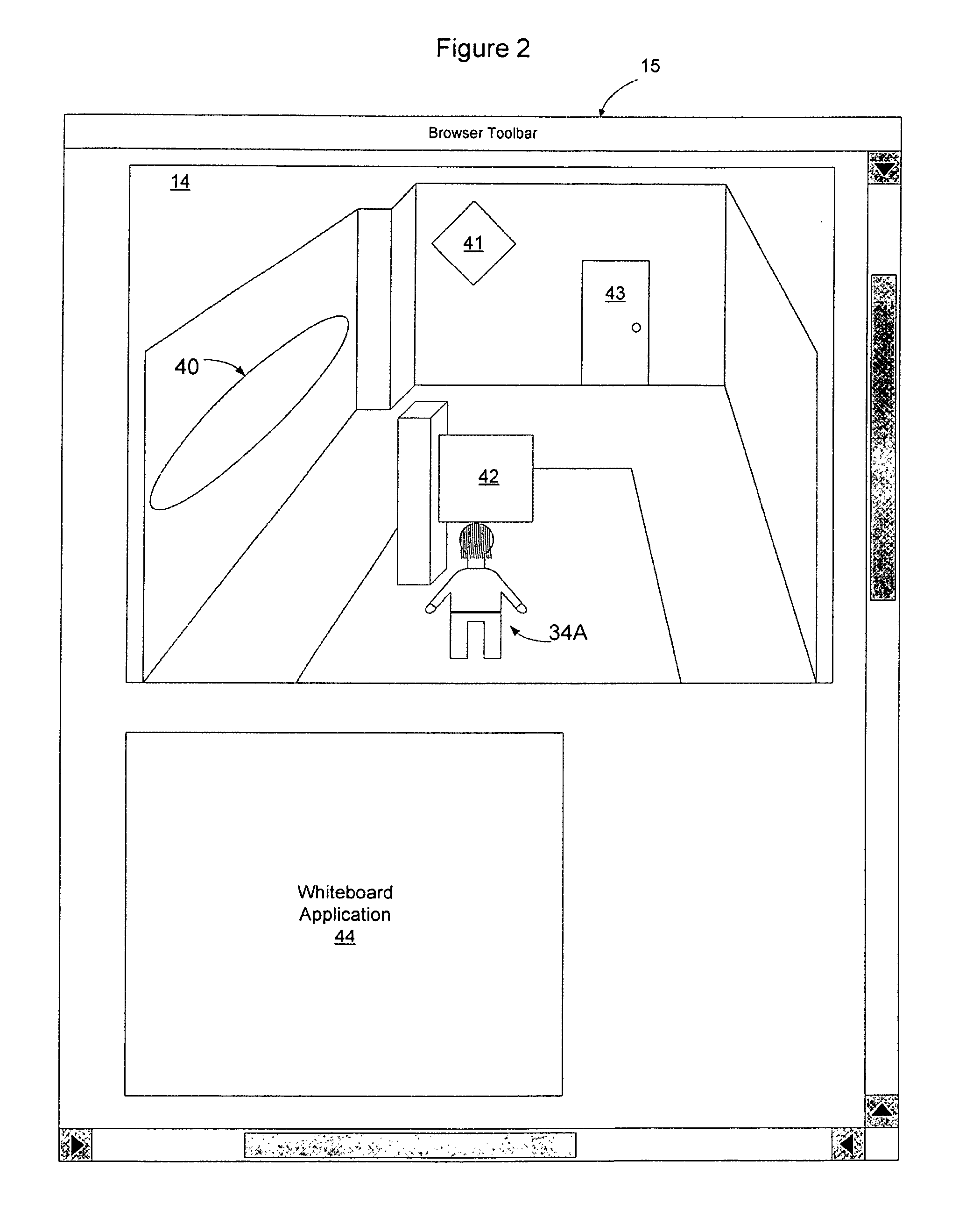 Method and apparatus for implementing an electronic white board